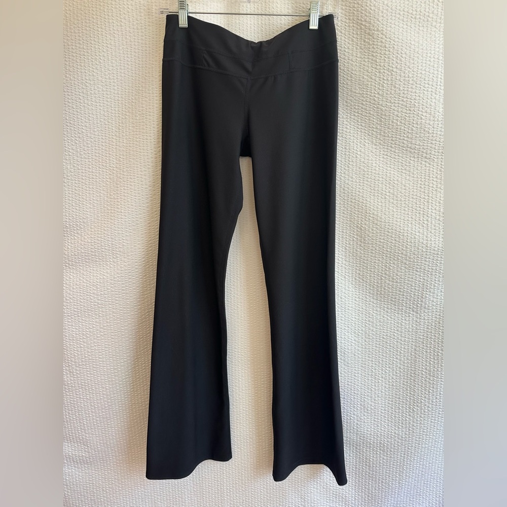 CALVIN KLEIN Performance Black Bootcut Yoga Pants Quick Dry Stretch Workout Smal